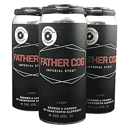 Geartooth Alewerks Father Cog Imperial Stout 4pk 16oz Can