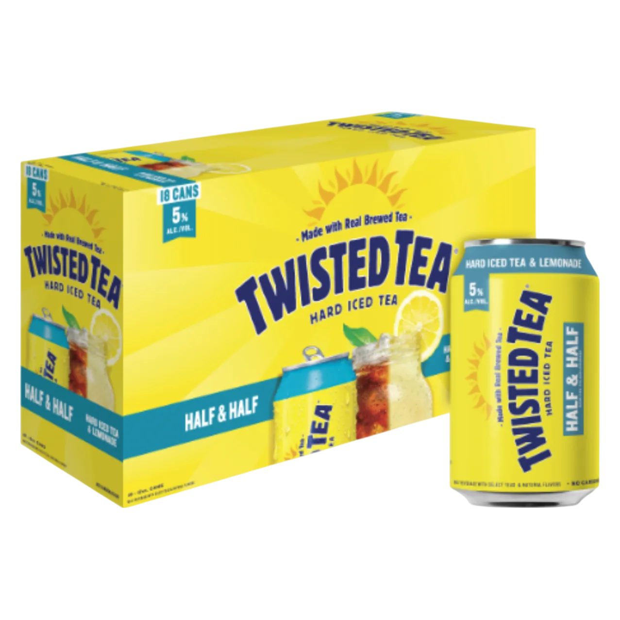 Twisted Tea Half and Half 18pk 12oz Can 5.0% ABV