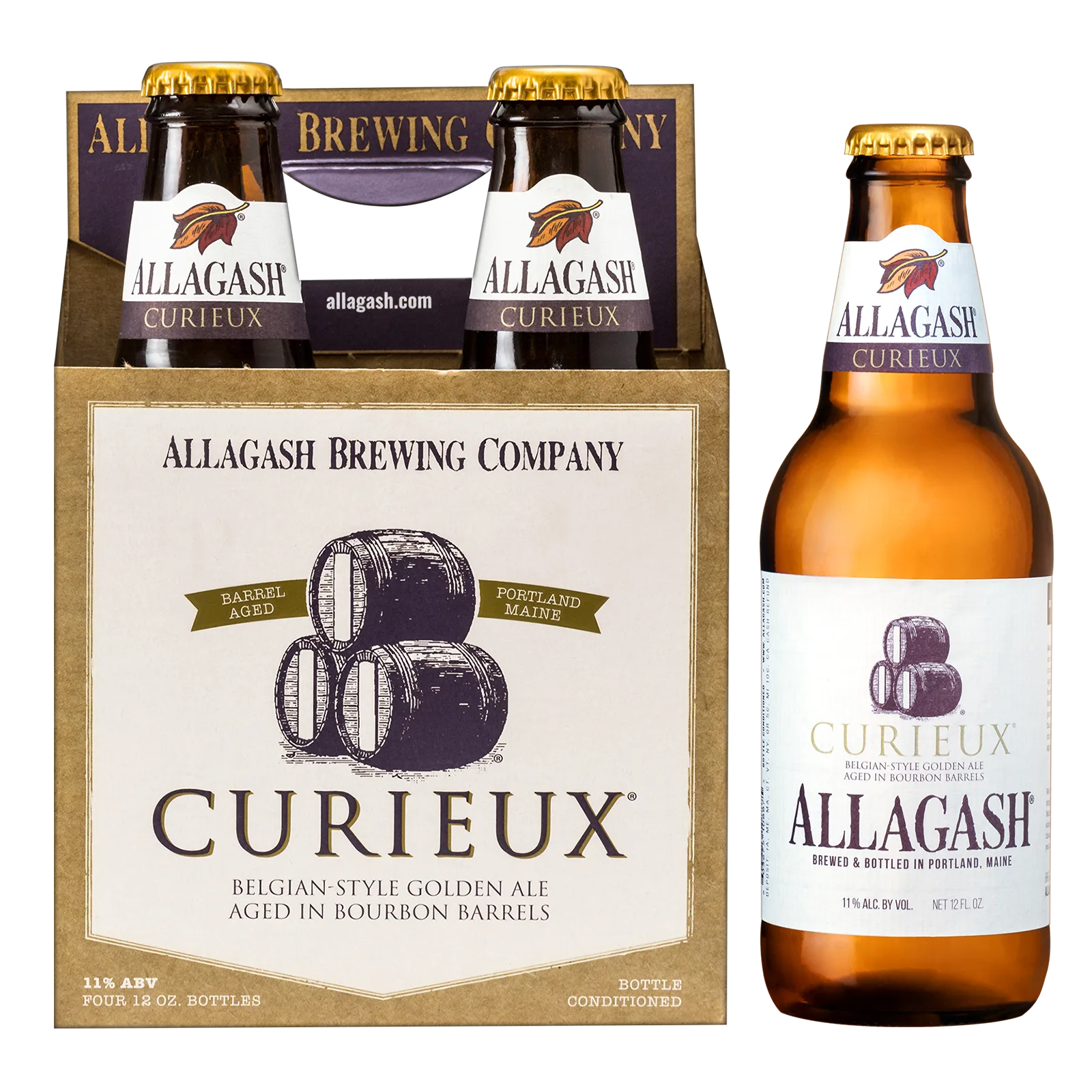 Allagash Curieux 4pk Btl 7.5% ABV