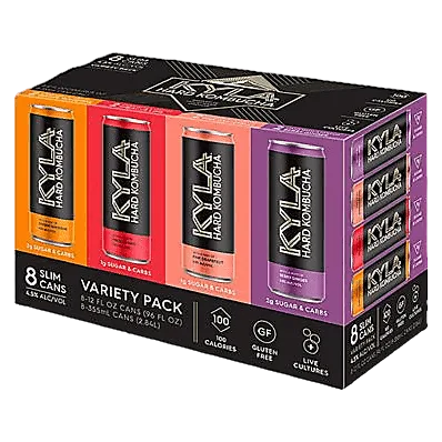 KYLA Hard Kombucha Variety Pack 8pk 12oz Can