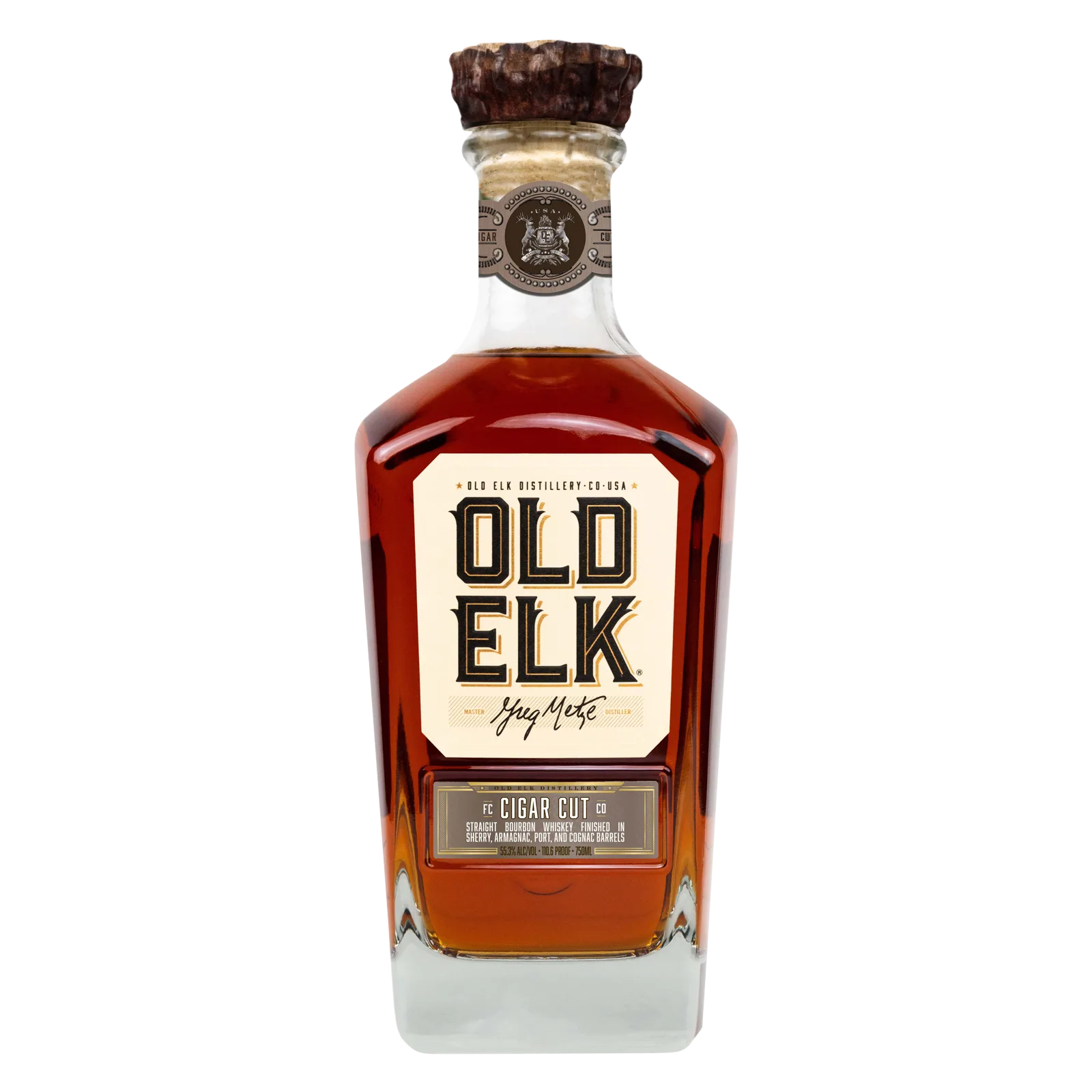 Old Elk Cigar Cut Straight Bourbon Whiskey (110.6 proof
