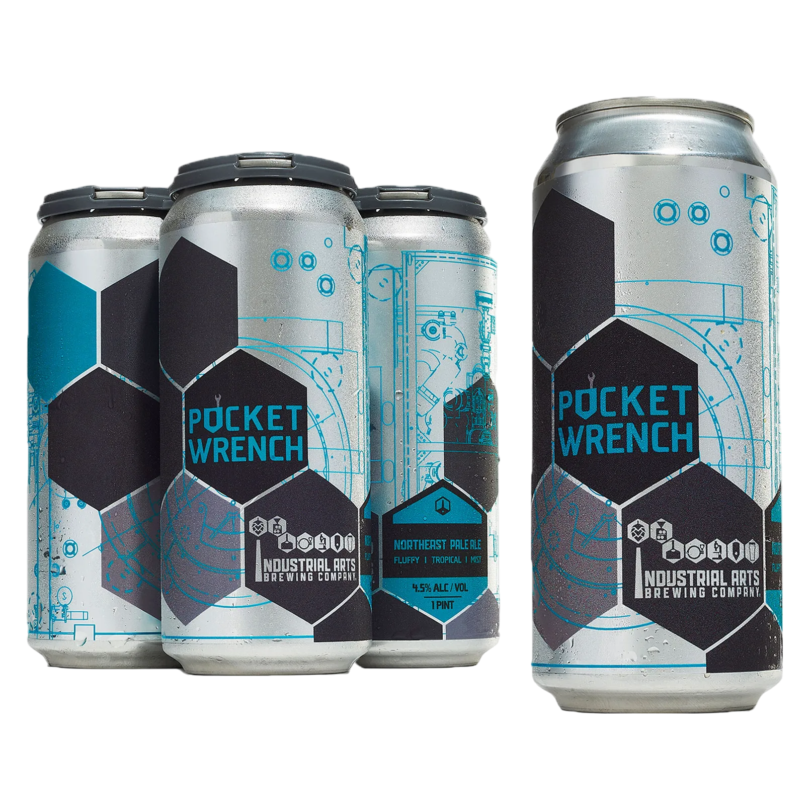 Industrial Arts Pocket Wrench Pale Ale 4pk 16oz Can 4.5% ABV