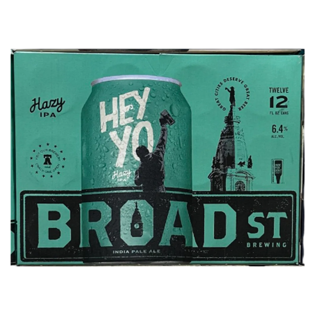Broad Street Brewing Hey Yo Hazy IPA 12pk Can 6.2% ABV