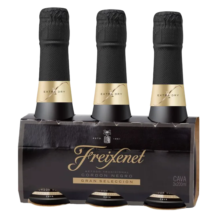 Freixenet Cordon Negro Extra Dry 3pk 11.5% ABV