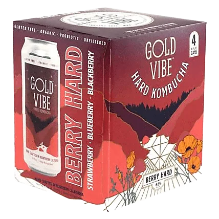 pid: 56696 Gold Vibe Hard Kombucha Berry Hard (4PKC 16 OZ)