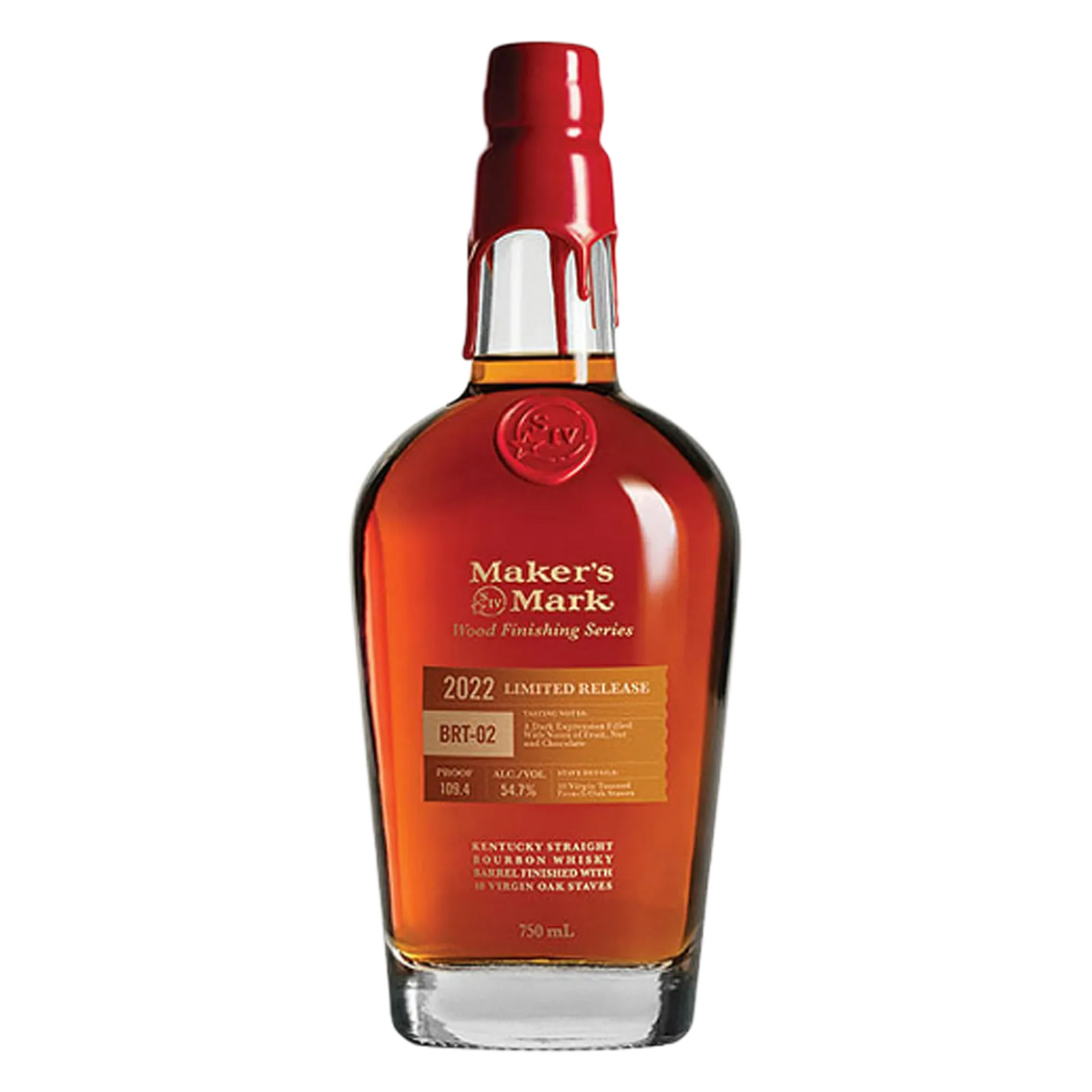 Maker's Mark Straight Bourbon Wood Finishing Series 2022 Limited release BRT-02 (109.4 proof)