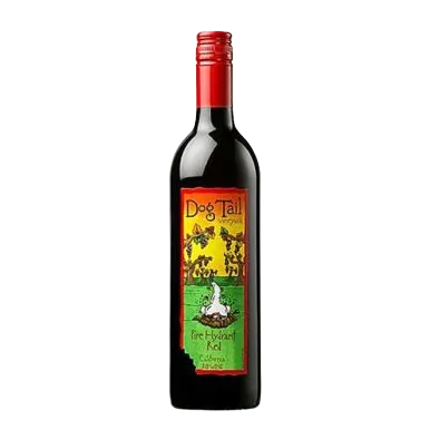 Dog Tail Fire Hydrant Red