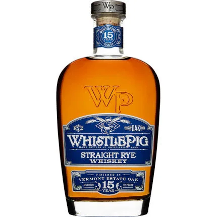 Whistlepig 15 Year Old Vermont Oak Finish Straight Rye Whiskey 750Ml
