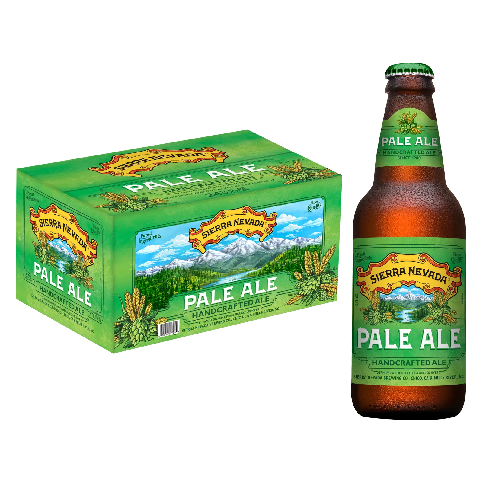 Sierra Nevada Pale Ale 24pk Btl 5.6% ABV
