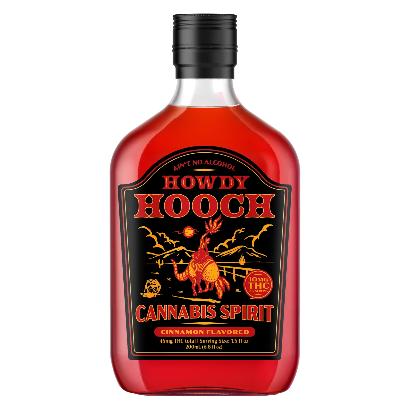 Howdy Hooch 10mg THC Black Label 200mL Btl