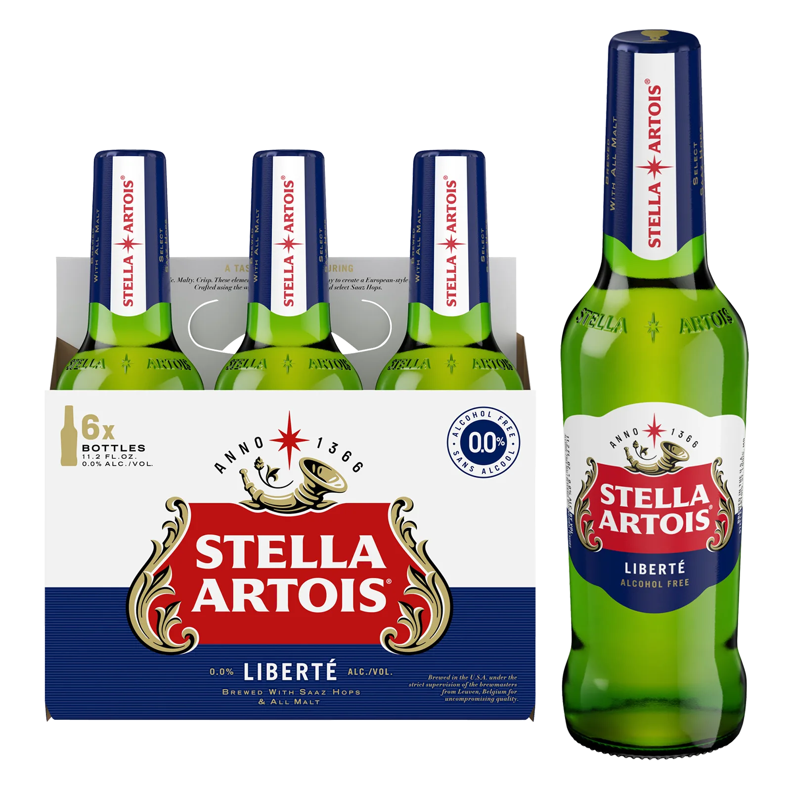 Stella Artois Liberte 0.0 Non-Alcoholic (6PKB 11.2 OZ)