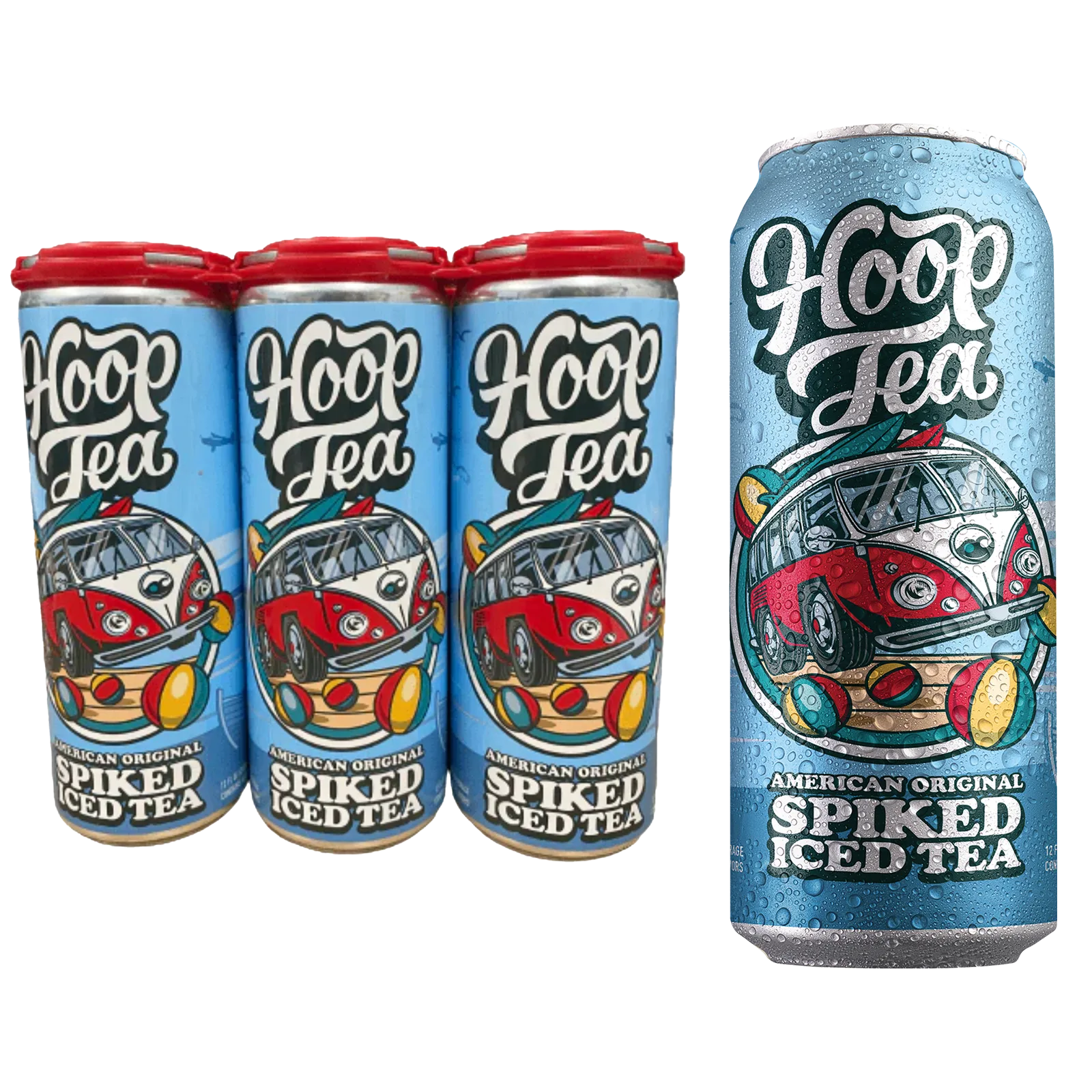 Hoop Tea American Original Spiked Iced Tea 6pk 12oz Can 6.0% ABV