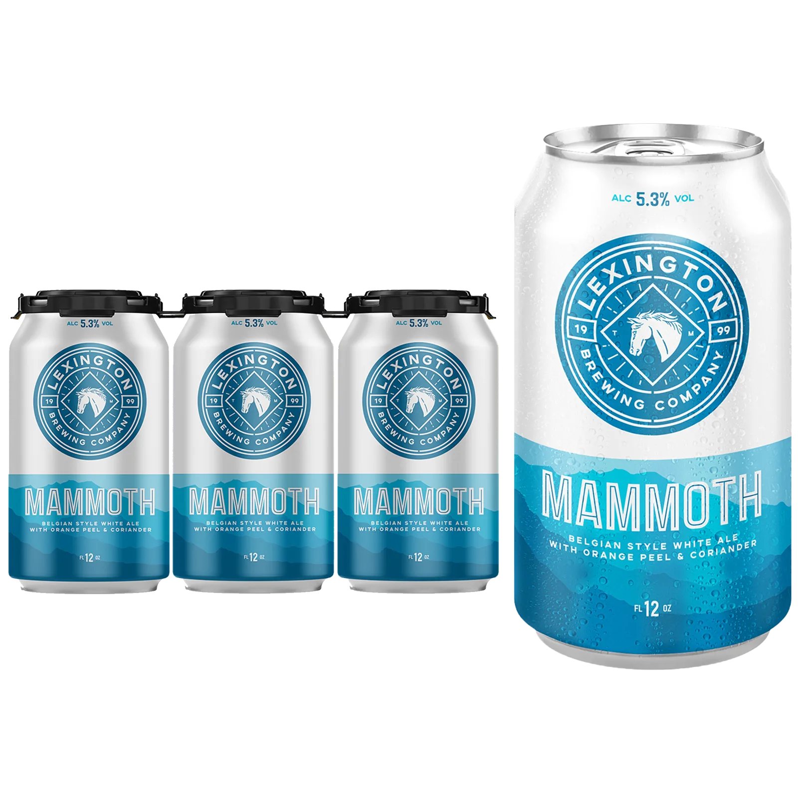 Lexington Brewing Mammoth Belgium Style White Ale 6pk Can 5.3% ABV
