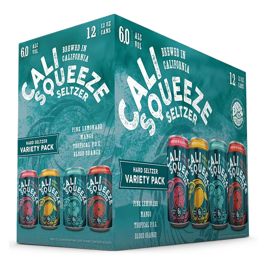 Cali Squeeze Seltzer Variety Pack (12PKC 12 OZ)