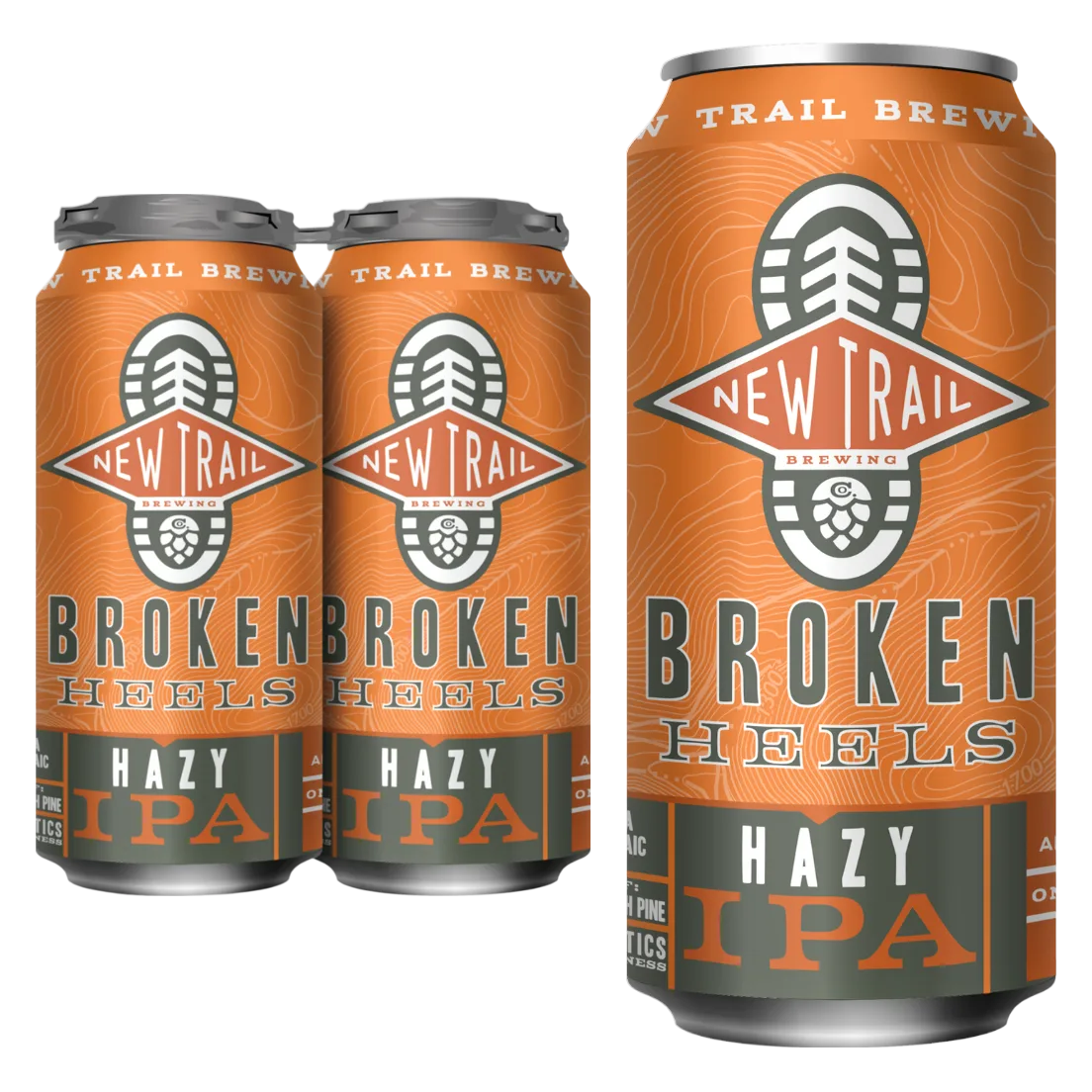 New Trail Broken Heels Hazy IPA 4pk 16oz Can 7.0% ABV