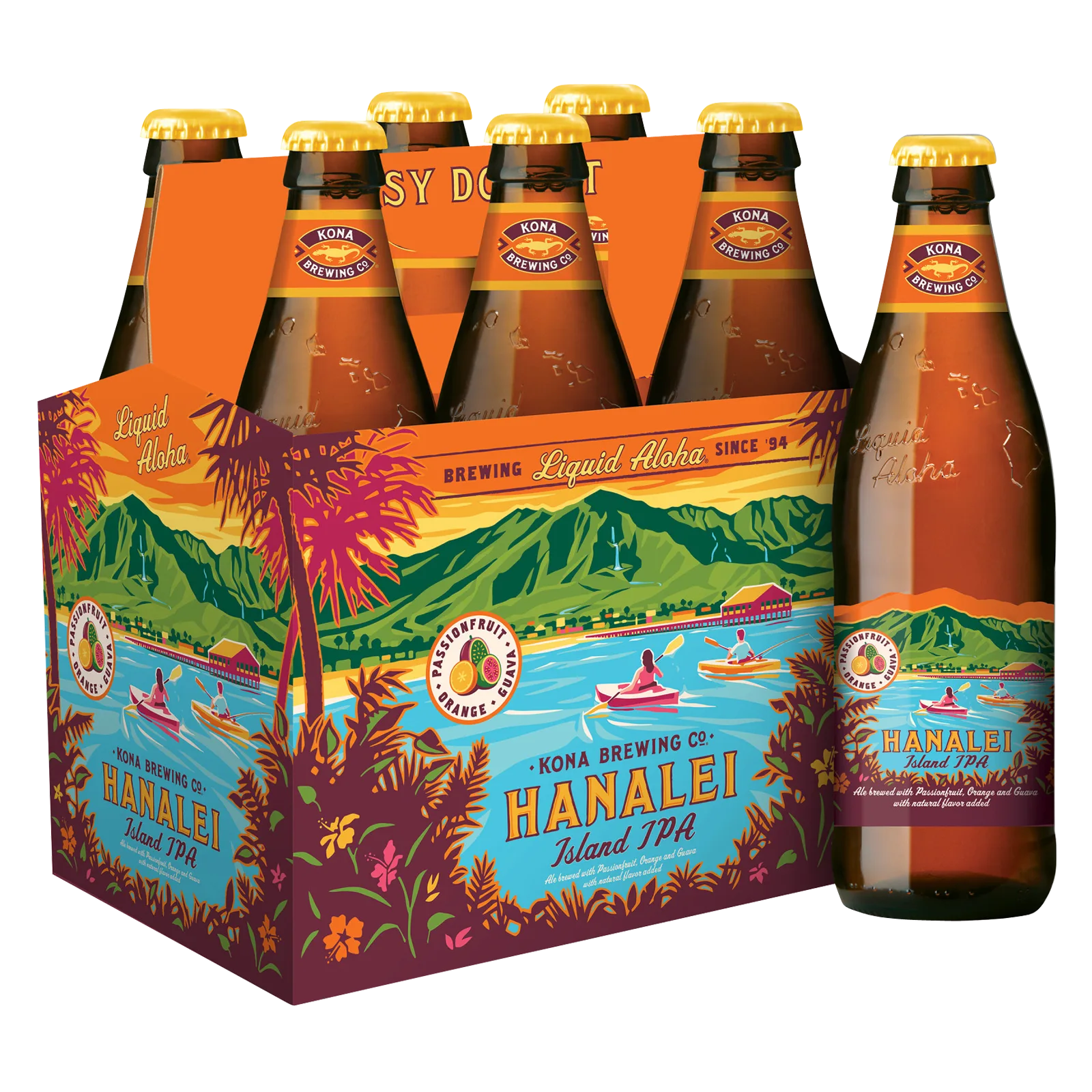 Kona Hanalei 6 Pack Bottles