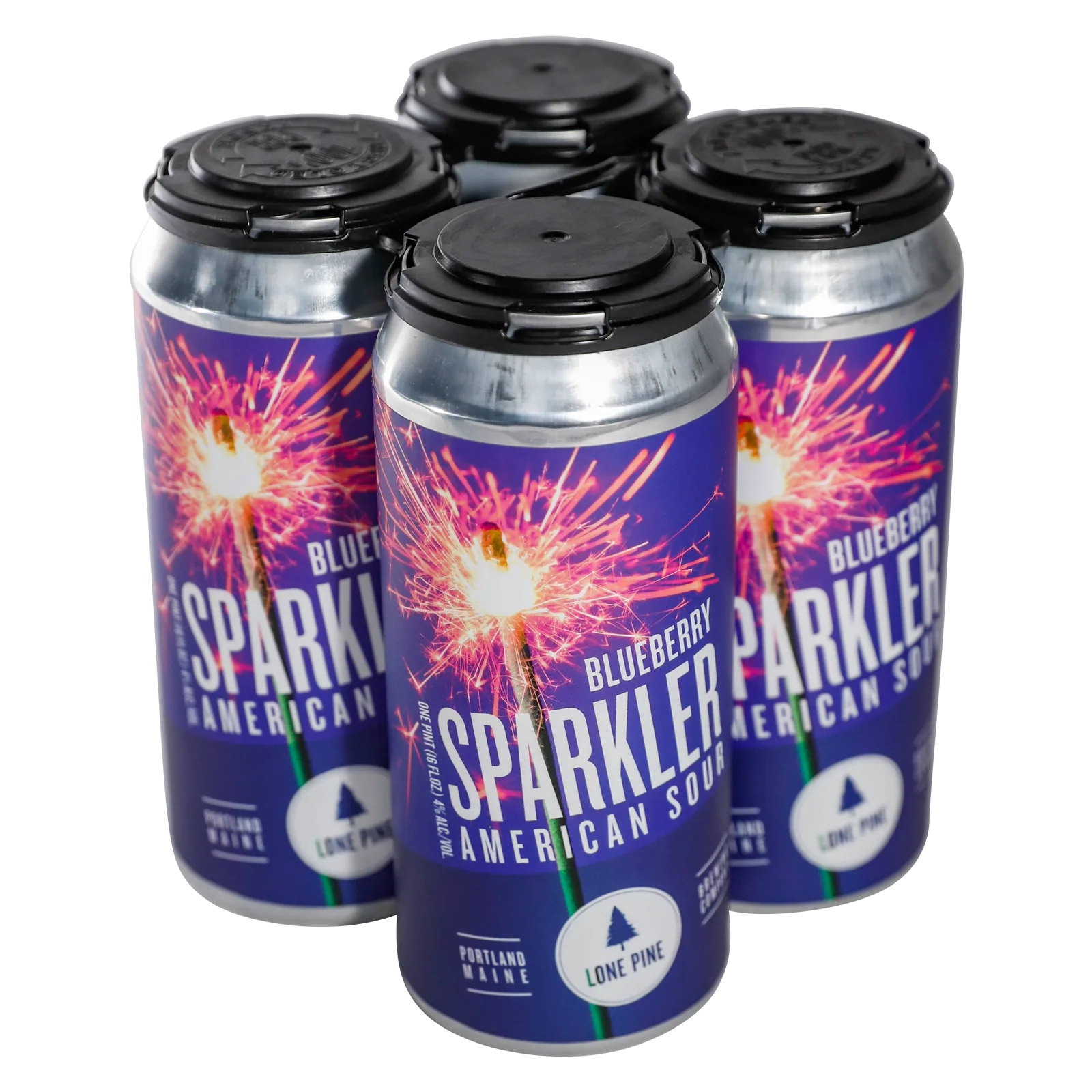 Lone Pine Blueberry Sparkler 4pk 16oz Can 4.8% ABV