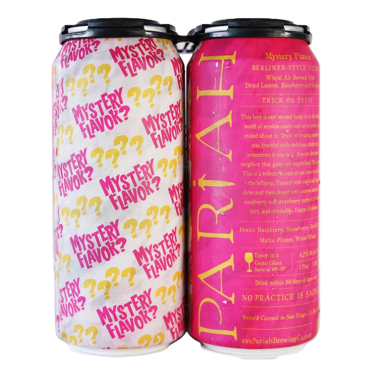 Pariah Brewing Co. Mystery Flavor Sour (4PKC 16 OZ