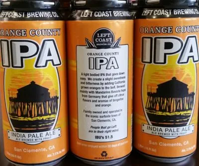 Left Coast Brewing Orange County IPA (6PKC