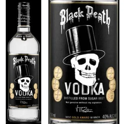 Black Death Sugar Beet Vodka 750Ml