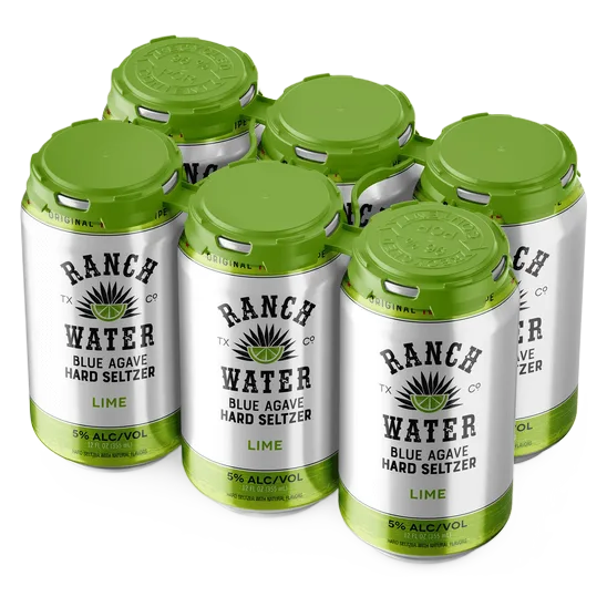 pid: 57202 The Texas Ranch Water Co. Lime Hard Seltzer (6PKC 12 OZ)