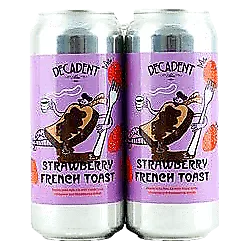 Decadent Ales Strawberry French Toast Double IPA 4pk 16oz Can