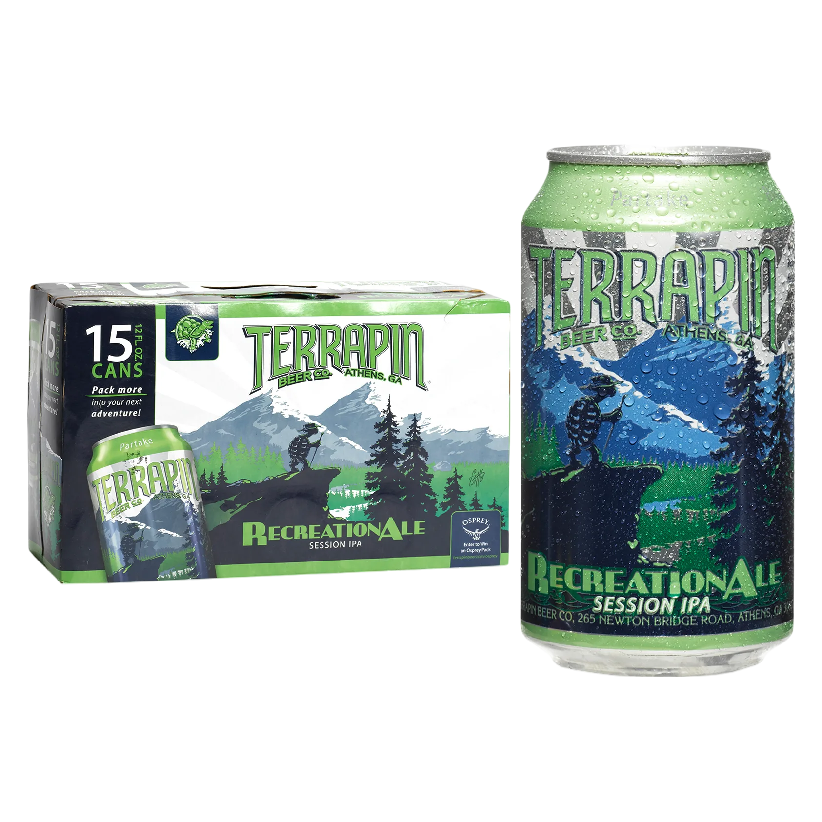 Terrapin RecreationAle IPA 15pk Can 4.7% ABV