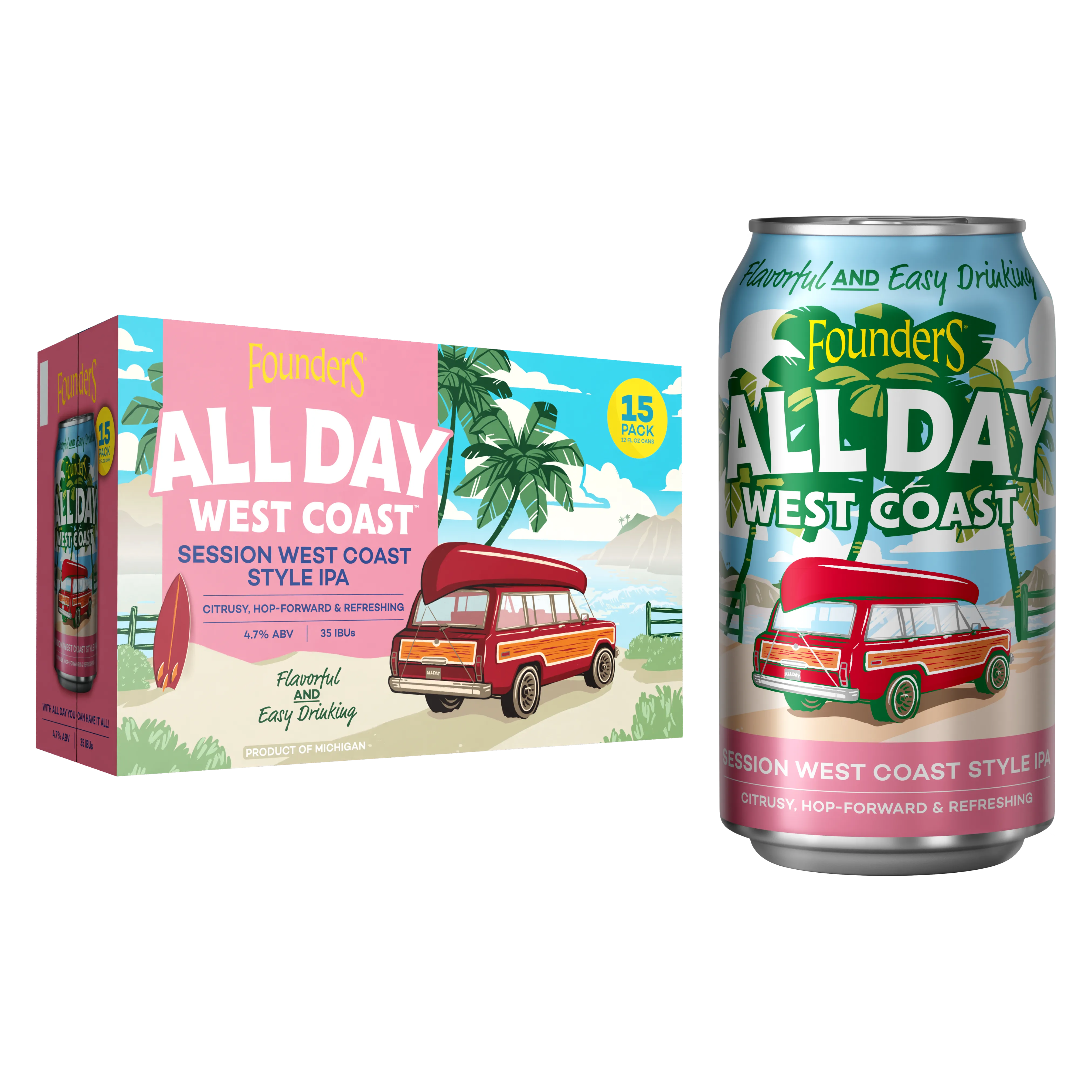 Founders All Day West Coast IPA 15pk Can