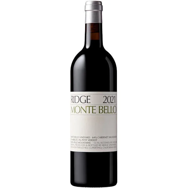 Ridge Monte Bello Santa Cruz Mountains Red Wine 2021