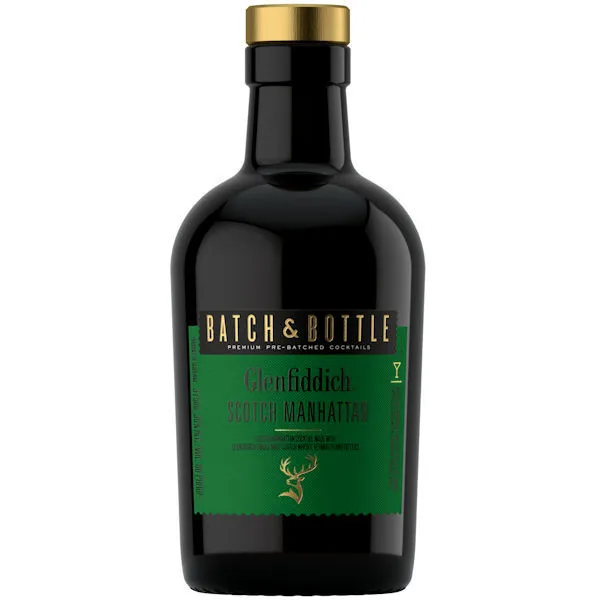 Batch And Bottle Glenfiddich Scotch Manhattan Ready To Drink Cocktail 375Ml