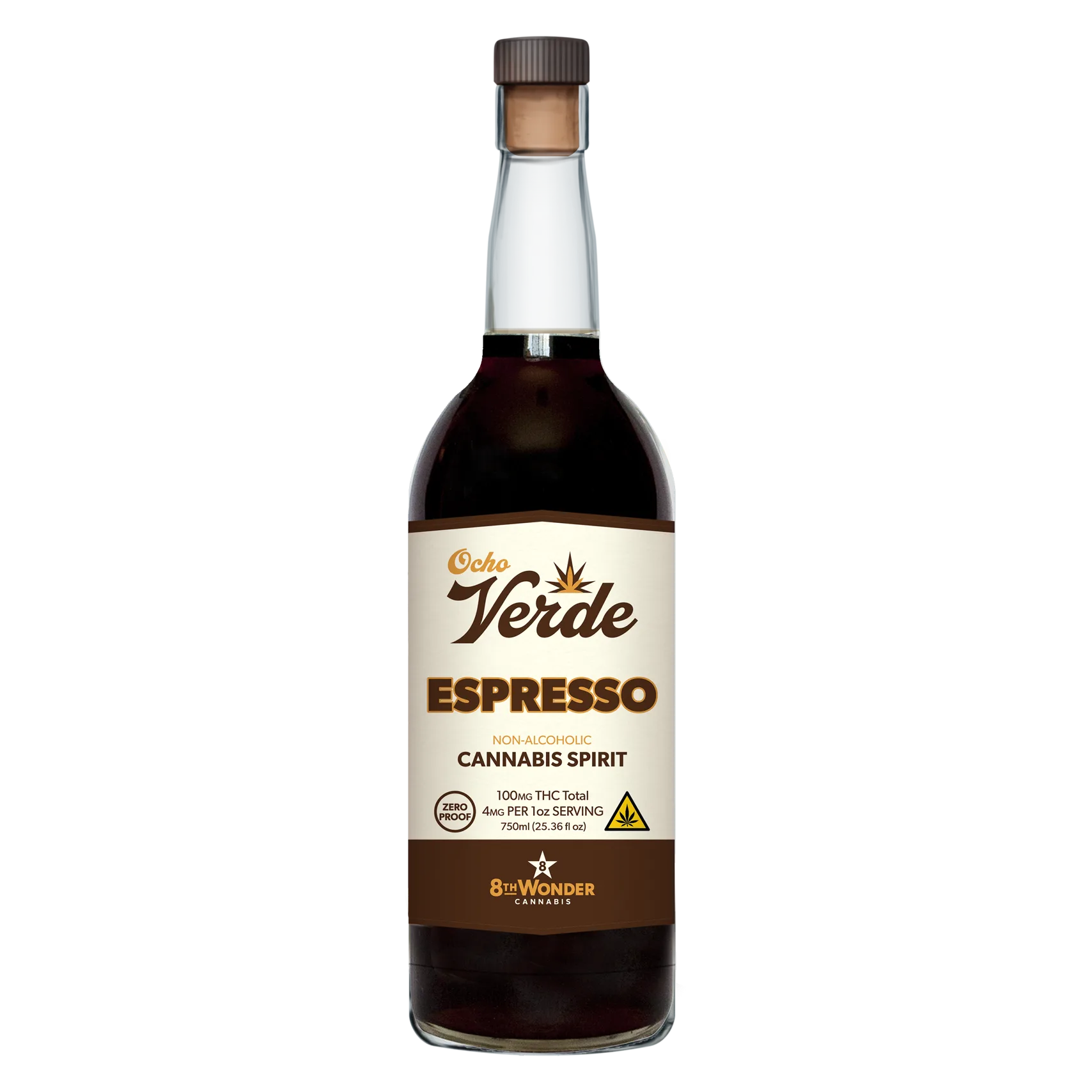 Ocho Verde 4mg THC Espresso Spirit Btl