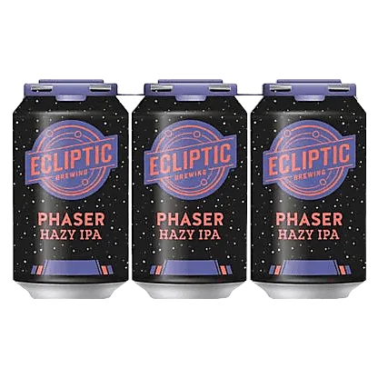 Ecliptic Phaser Hazy IPA 6pk Can 6.5% ABV