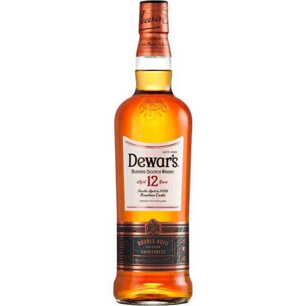Dewars 12 Year Old Blended Scotch Whisky 750Ml