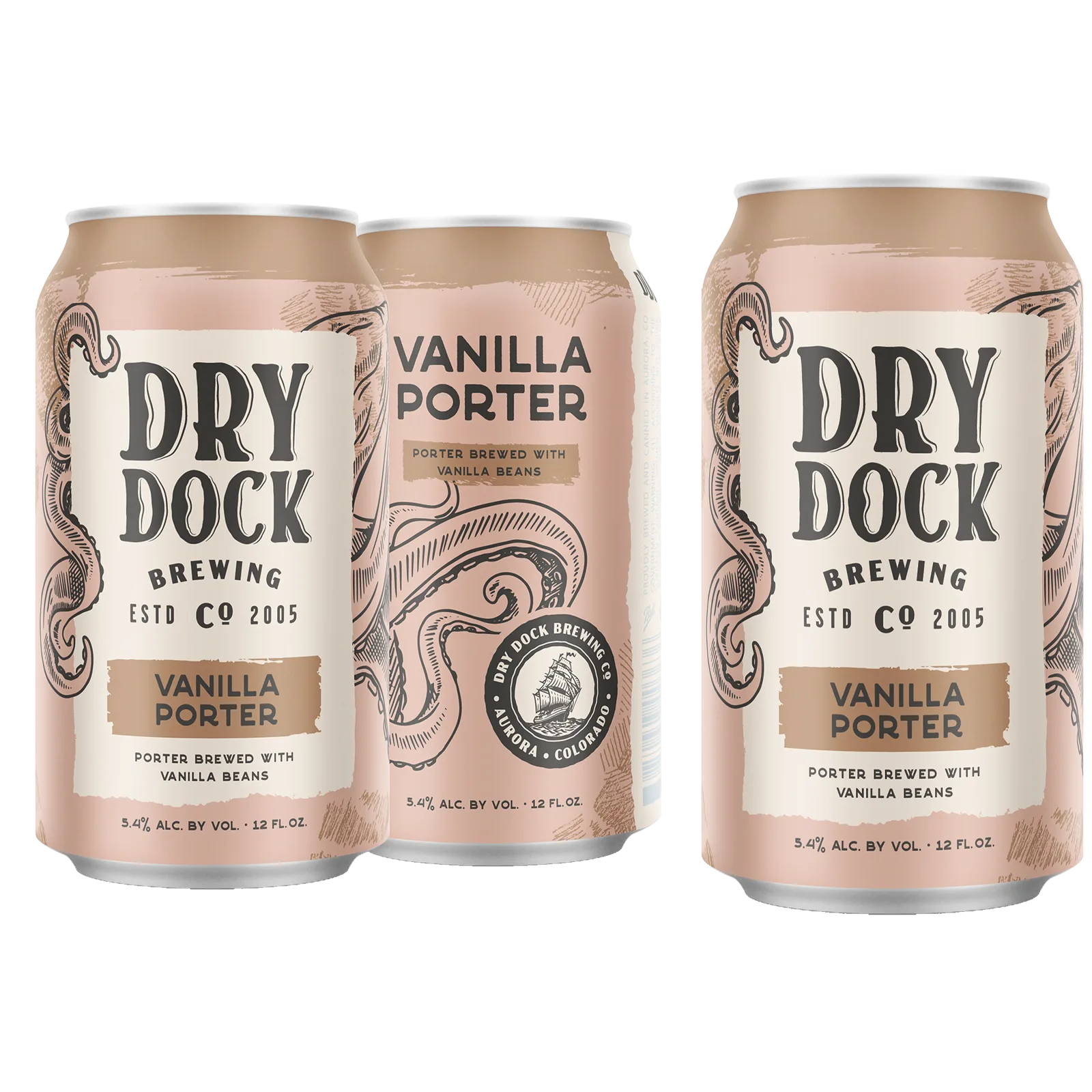 Dry Dock Vanilla Porter 6pk Can 5.4% ABV