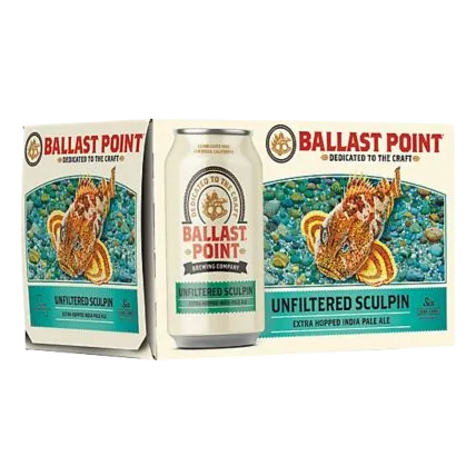Ballast Point Unfiltered Sculpin IPA (6PKC