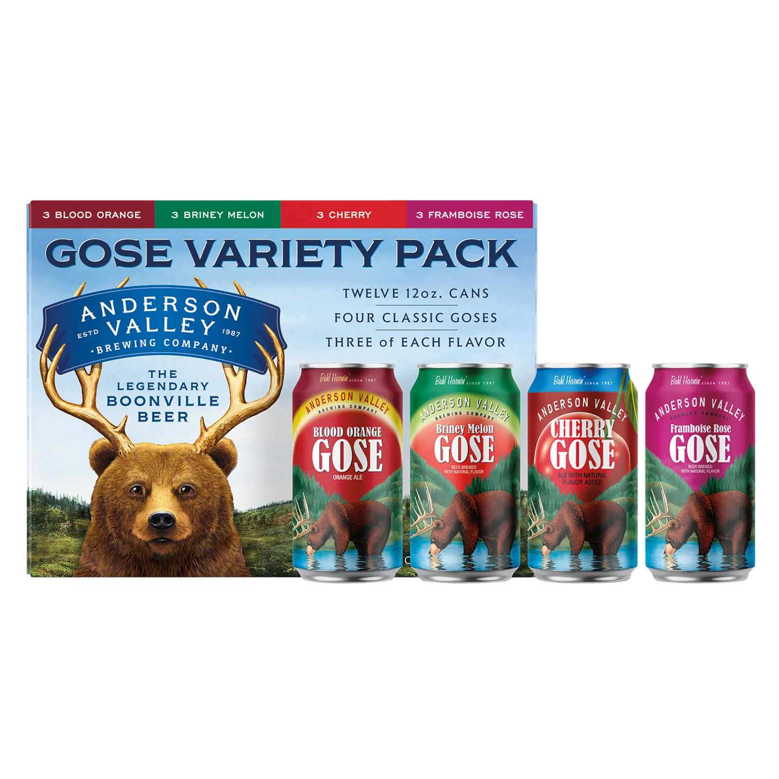 Anderson Valley Brewing Company Gose Variety 12pk Can 4.2% ABV
