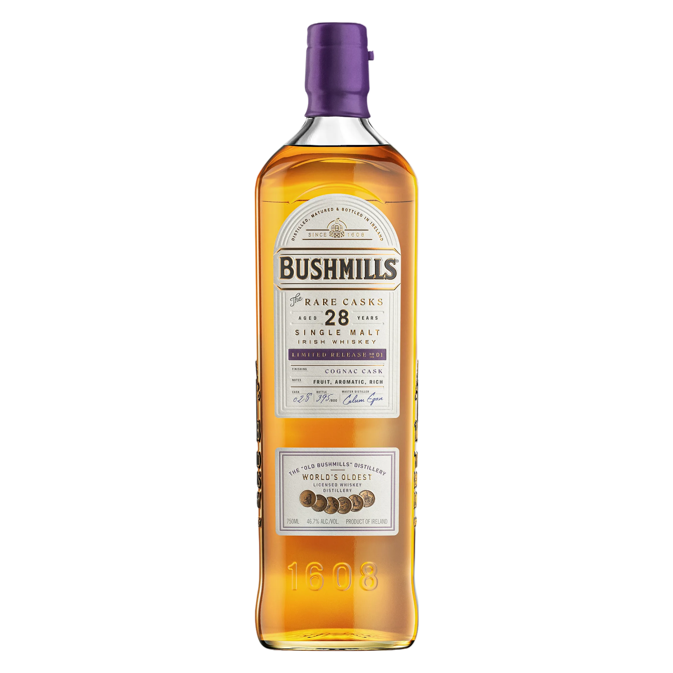 Bushmills 28 Year Cognac Cask Whiskey (93.4 Proof