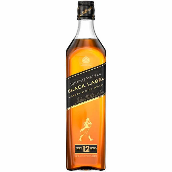 Johnnie Walker Black Label 12 Year Old Blended Scotch 750Ml