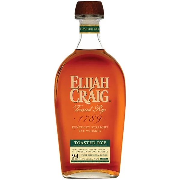Elijah Craig Toasted Rye Kentucky Straight Rye Whiskey 750Ml