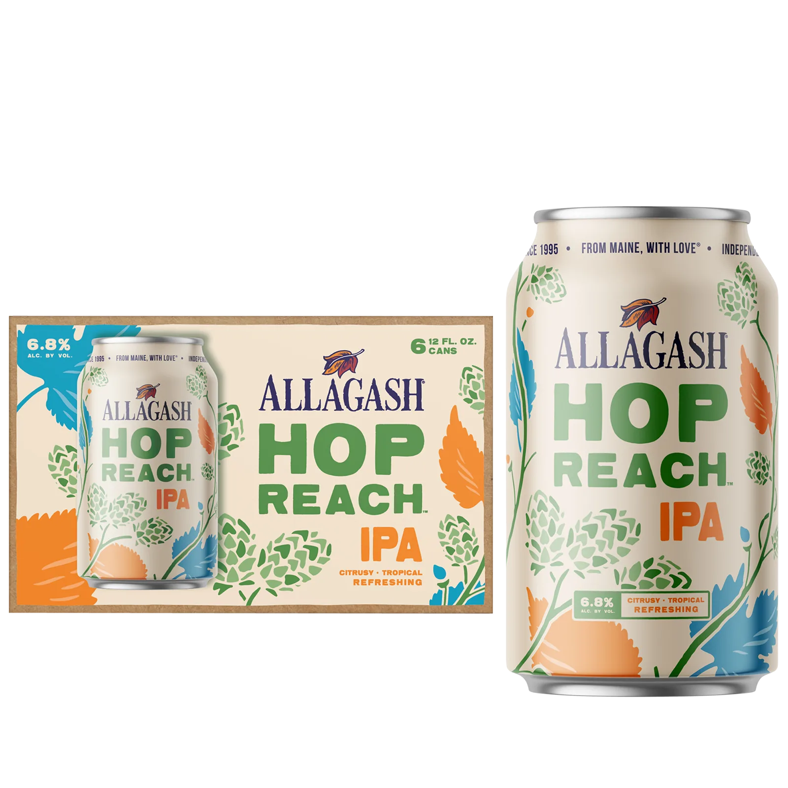 Allagash Hop Reach IPA 6pk Can 6.8% ABV