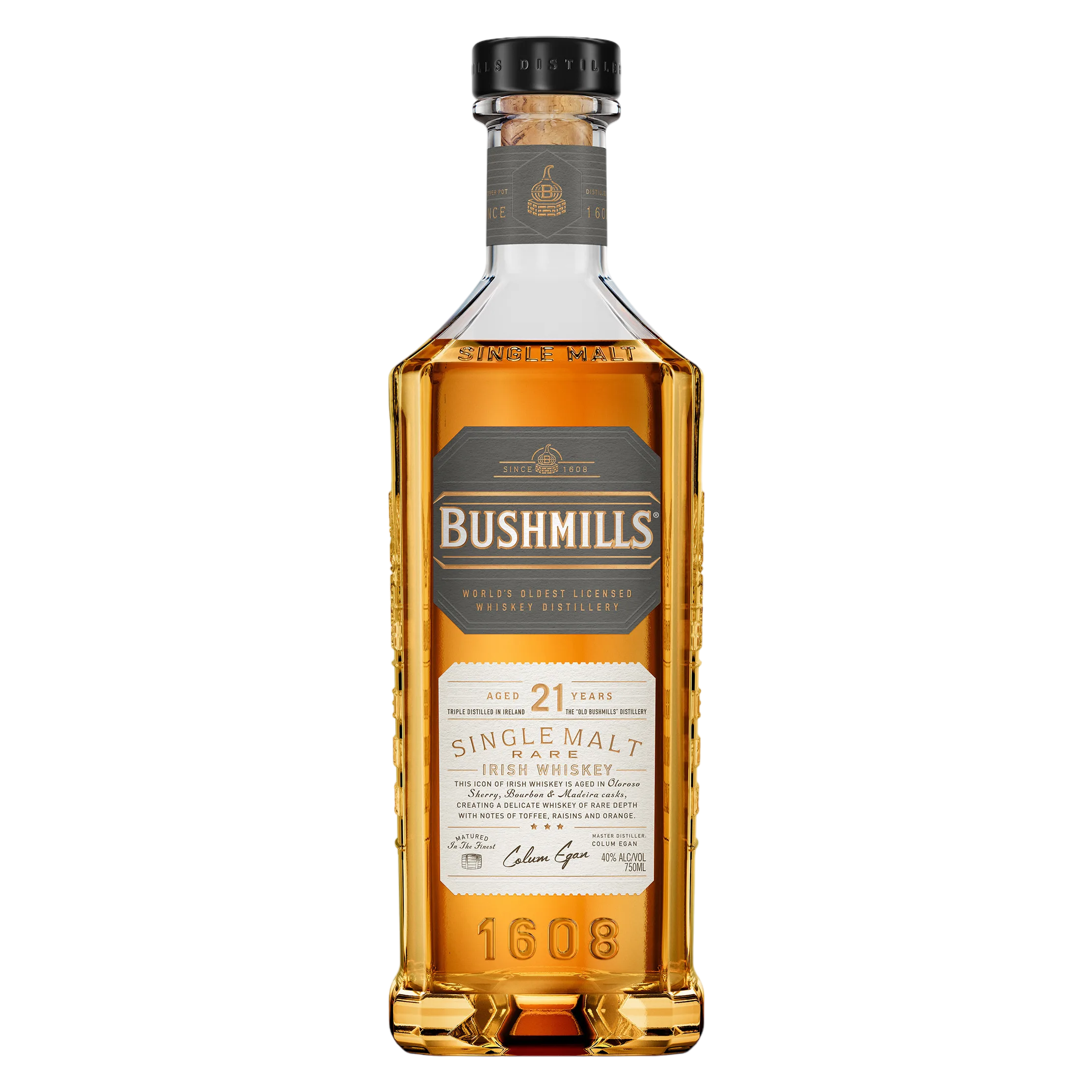 Bushmills 21 Year Irish Whiskey (80 Proof