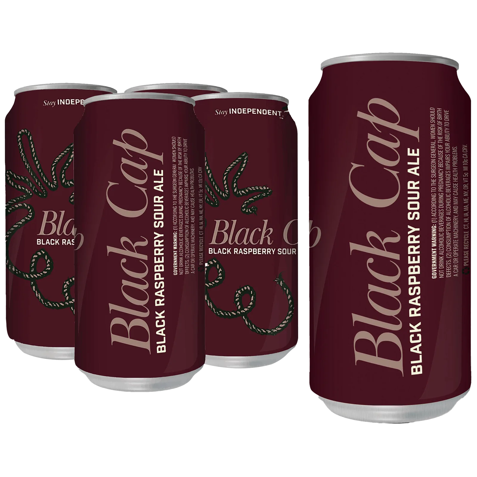 Mainstay Independent Brewing Black Cap Sour 4pk 16oz Can 5.0% ABV