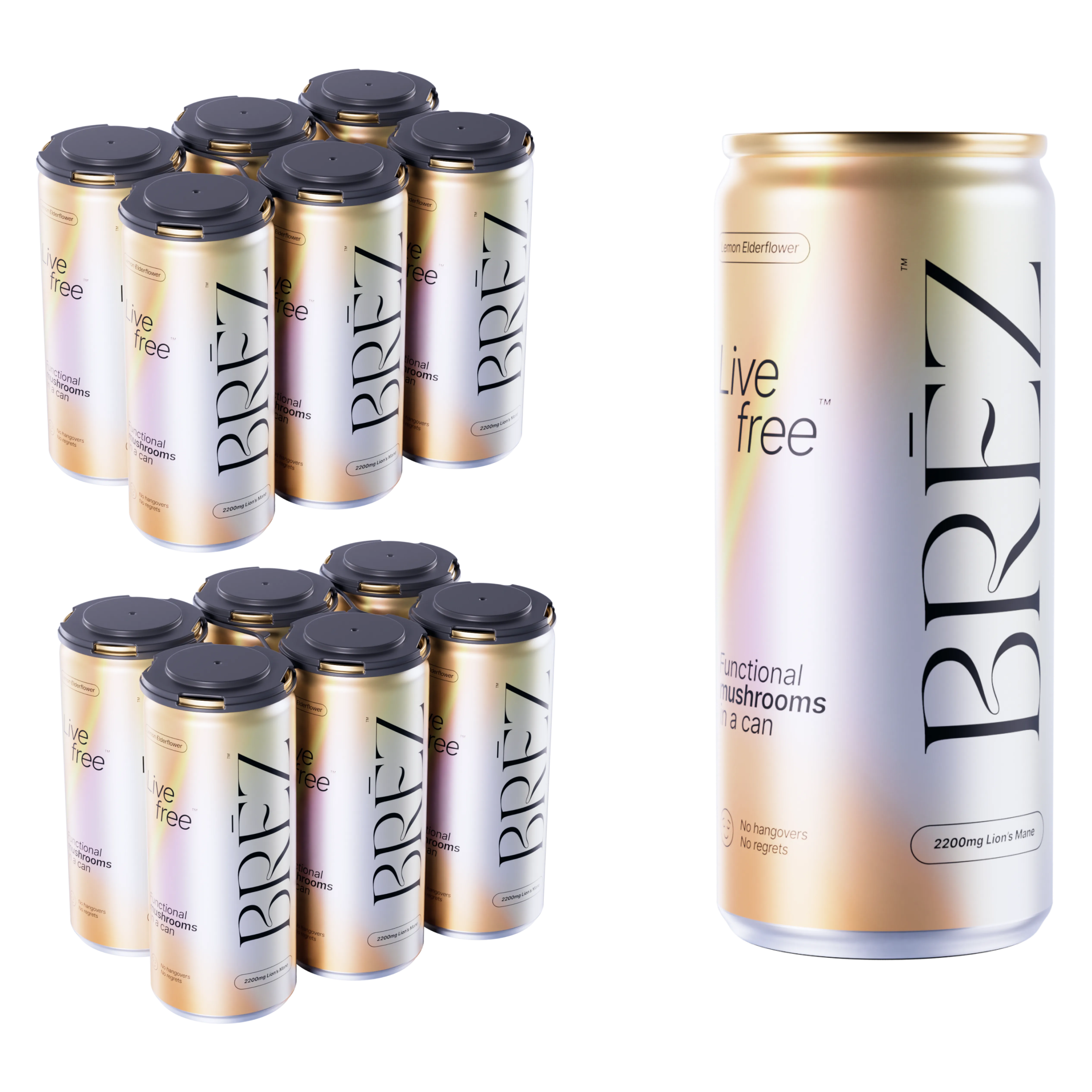 BREZ Lion's Mane Mushrooms 12pk