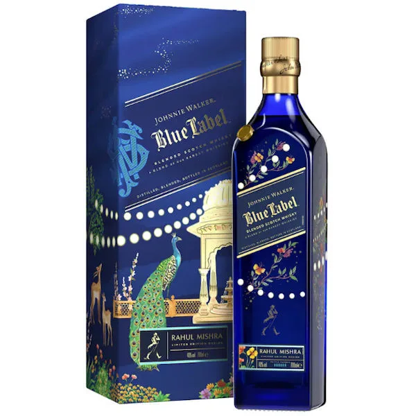 Johnnie Walker Blue Label X Rahul Mishra Limited Edition Blended Scotch 750Ml