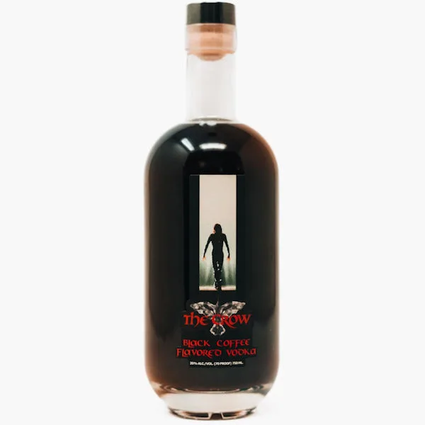 The Crow Black Coffee Flavored Vodka 750Ml