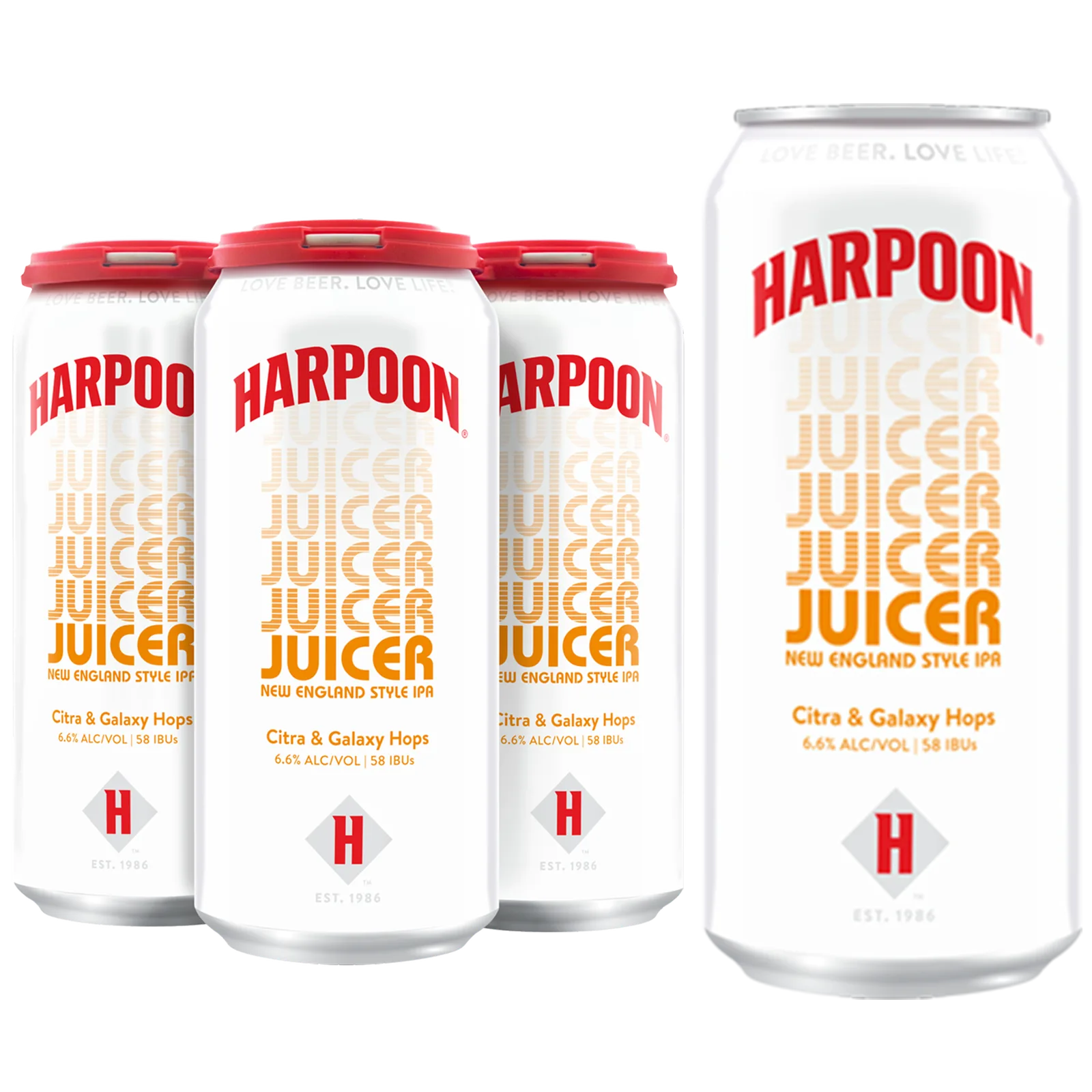 Harpoon Juicer 4pk 16oz Cans