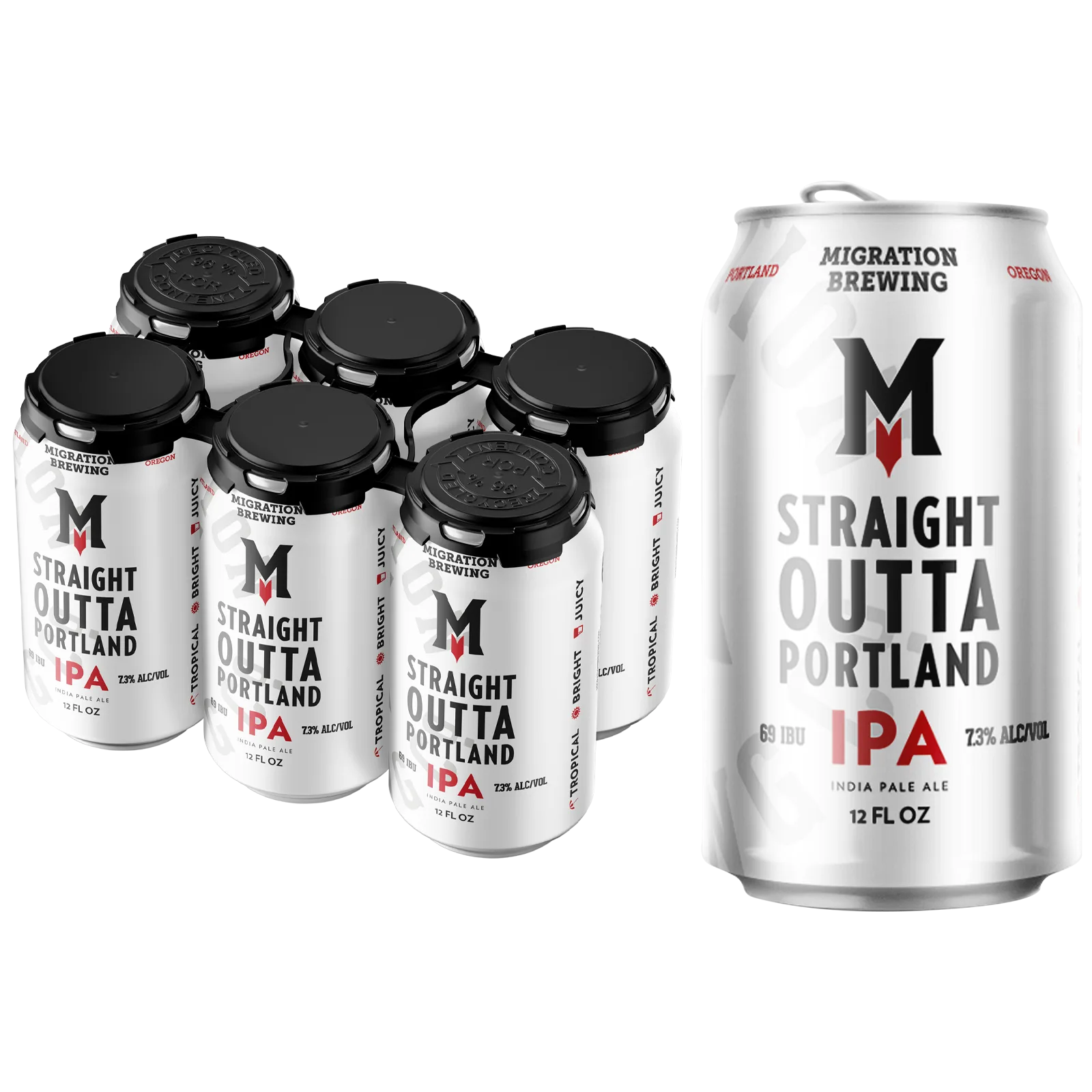 Migration Brewing Straight Outta Portland IPA 6pk Can 7.3% ABV