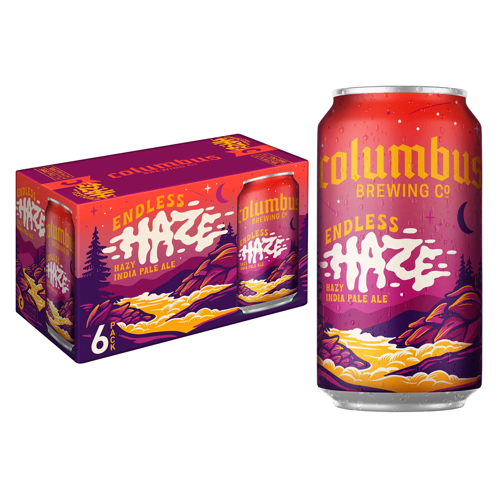 Columbus Endless Haze IPA 6pk Can 6.1% ABV