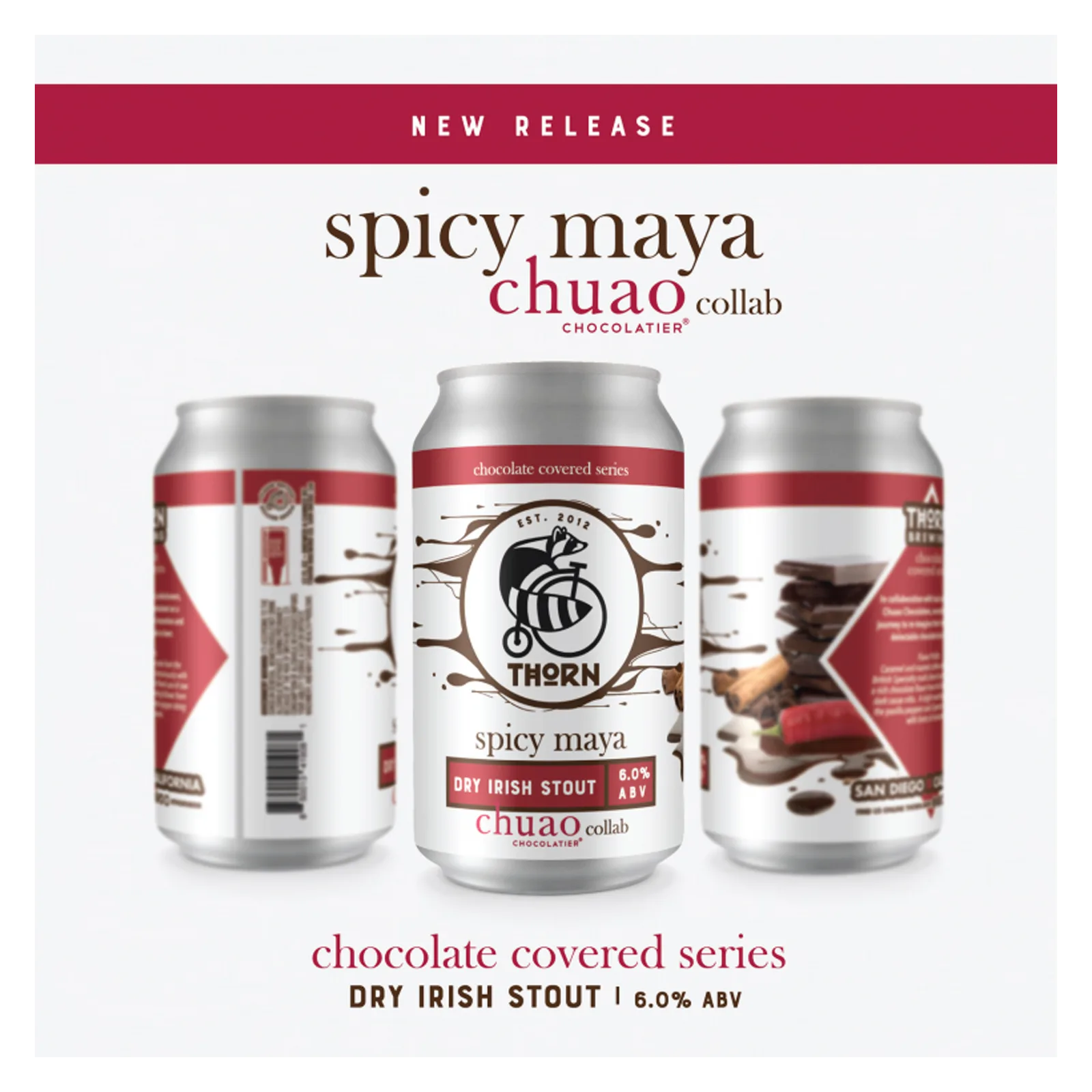 Thorn Brewing Co. Chocolate Covered Series - Spicy Maya 6pk 6% abv
