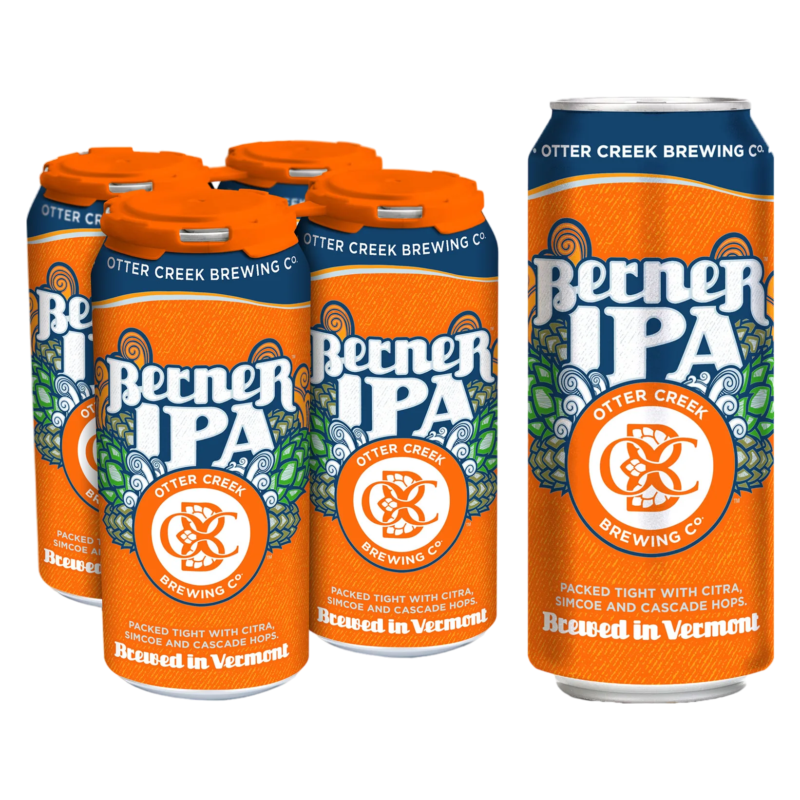 Otter Creek Berner IPA 4pk 16oz Can 7.0% ABV